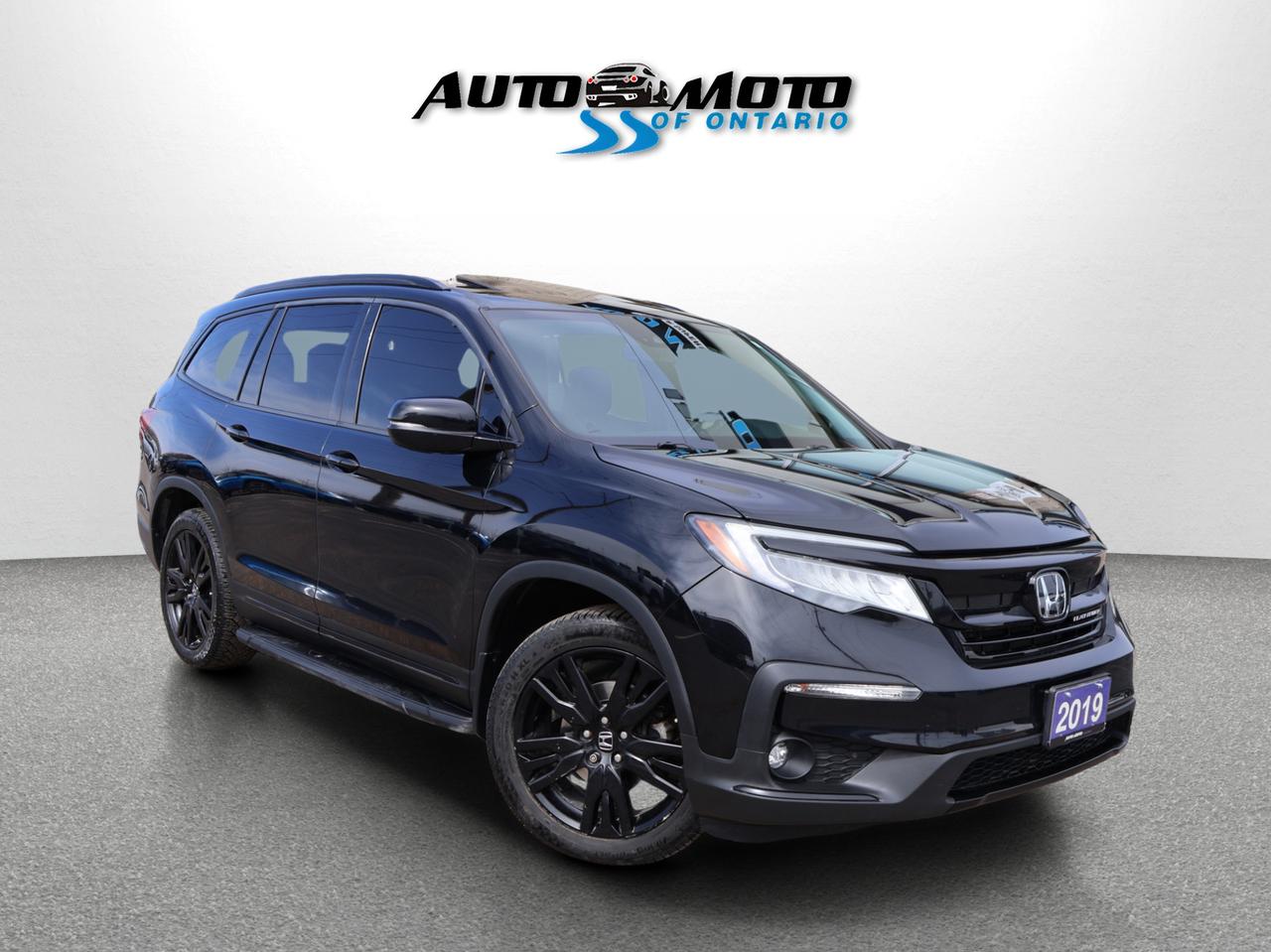 2019 Honda Pilot BLACK EDITION 4WD *37 HONDA SERVICE*2nd WINTER* CAMERA NAV BLUETOOTH LEATHER HEATED SEATS PANO ROOF CRUISE ALLOYS - Photo #1
