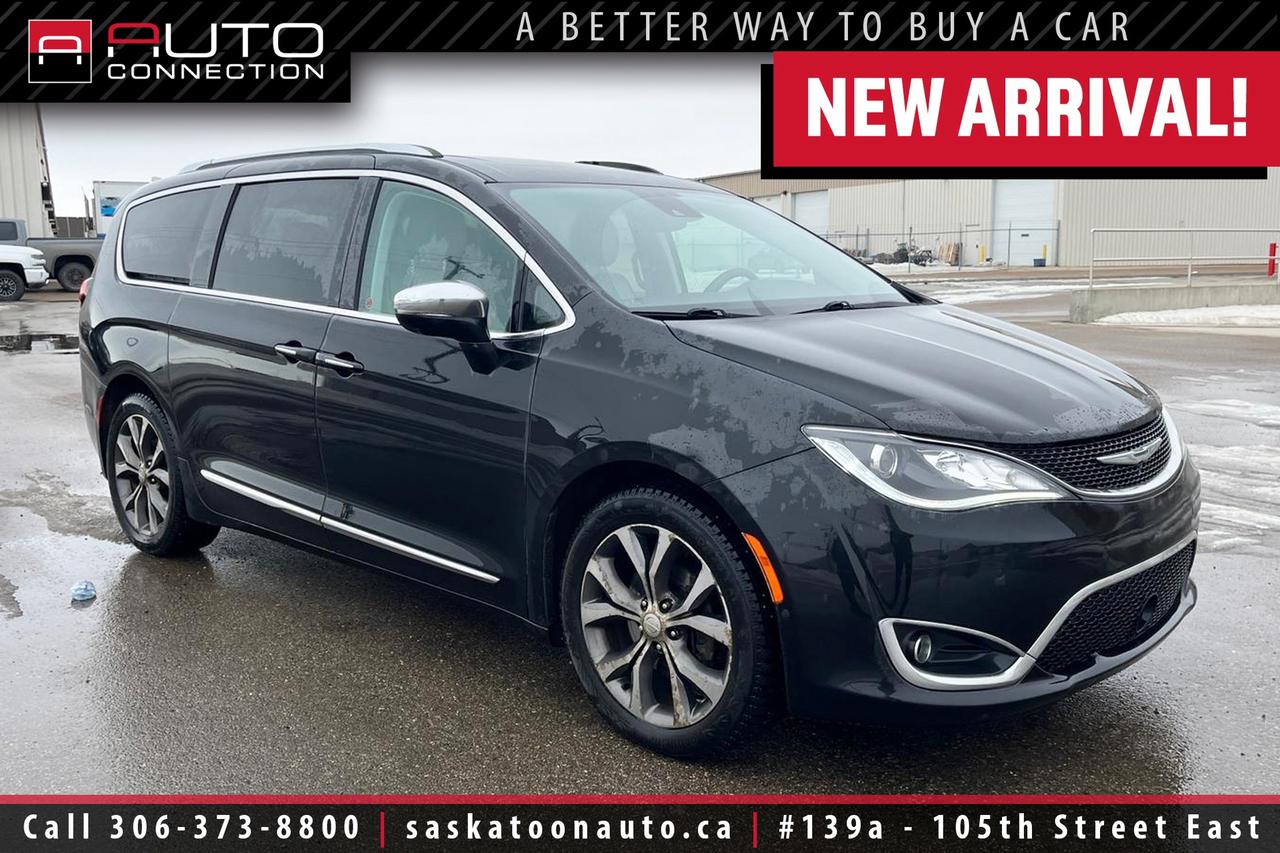 Used 2017 Chrysler Pacifica Limited - ONE OWNER - ADV SAFETY PKG - REAR BLU RAY for sale in Saskatoon, SK