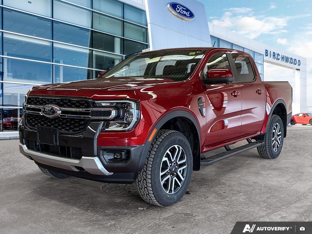 Introducing the 2026 Ford Ranger LARIAT - the epitome of rugged luxury and cutting-edge technology. This brand-new truck combines powerful performance with sophisticated features, making it the perfect companion for both work and play.

Key highlights:
- Advanced 2.3L 4-cylinder engine with 4WD capability
- Adaptive cruise control for effortless highway driving
- BLIS with Trailer Tow Coverage for enhanced safety
- Heated leather steering wheel for ultimate comfort
- Voice-activated dual-zone climate control
- Aerial View Camera System for precise maneuvering
- All-terrain tires for conquering any landscape

Experience the future of pickup trucks today. Reserve your 2026 Ford Ranger LARIAT now, or contact Birchwood Ford to schedule a test drive and discover how this remarkable vehicle can elevate your driving experience. Dont miss the opportunity to be among the first to own this innovative and versatile truck.
Birchwood Ford is your choice for New Ford vehicles in Winnipeg. 

At Birchwood Ford, we hold ourselves to the highest standard. Our number one focus is customer satisfaction which has awarded us the Ford of Canadas Presidents Award for 5 consecutive years. This honour is presented to Ford dealers that have proven outstanding results in Sales and Customer Service Excellence.

Are you a newcomer to Canada, recent graduate, first time car buyer or physically challenged? Ask us about our exclusive rebates and how they may apply to you.
 
Interested in seeing/hearing more? Book a test drive or give us a call at (204) 661-9555 and we can help you with whatever you need!

Dealer permit #4454
Dealer permit #4454