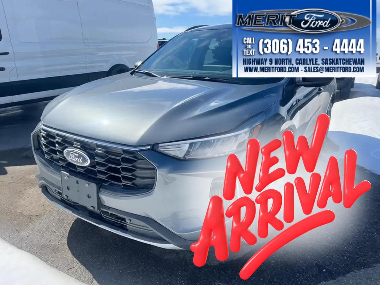 Experience the future of SUVs with the 2026 Ford Escape ST-Line! This cutting-edge vehicle combines style, performance, and advanced technology for the modern driver.

- All-Wheel Drive system for superior handling and traction
- Efficient 1.5L 3-cylinder engine with automatic transmission
- Sleek Carbonized Grey Metallic exterior with black interior
- BLIS (Blind Spot Information System) for enhanced safety
- Advanced driver monitoring and alert system
- 18 Rock Metallic-painted aluminum wheels
- Remote start system for convenience

Visit Merit Ford Sales today to reserve your 2026 Ford Escape ST-Line or start your purchase process online. Our team is ready to answer any questions and arrange a test drive to experience this impressive SUV firsthand. Dont miss the opportunity to be among the first to own this innovative vehicle!