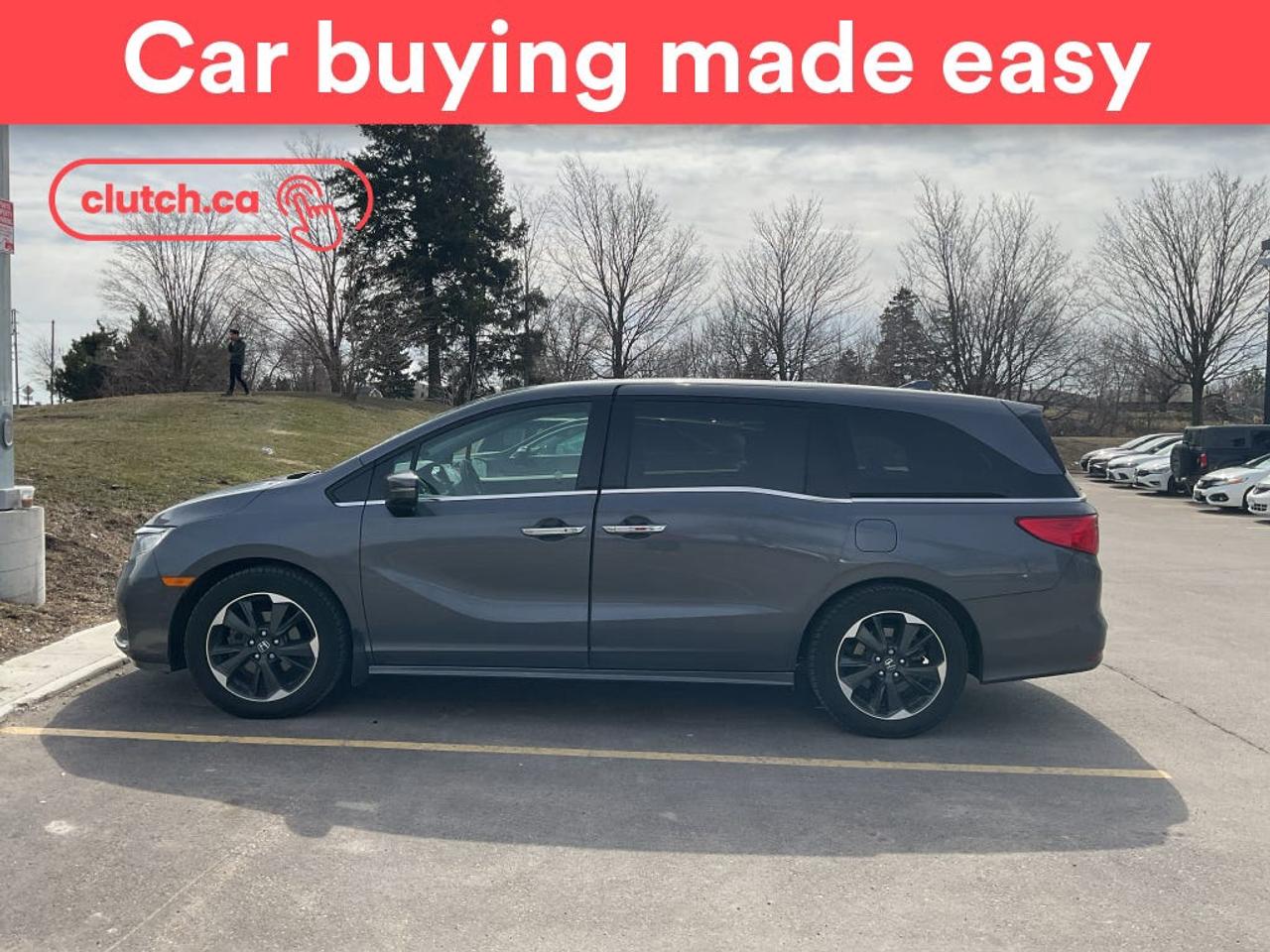 NO ACCIDENTS / CLEAN CARFAX / 1 OWNER / Brake Assist, Power Tailgate/Hatch, Power Sliding Doors and more!<br> <br>Clutch is the largest online used car retailer in Canada, delivering a seamless, hassle-free car-buying experience to drivers everywhere. Shop thousands of used cars online, get the right one delivered to your door, and enjoy peace of mind with our 10-Day Money-Back Guarantee. How sweet is that? To learn more, visit clutch.ca.<br> <br>The top features for this car include:<br> <br>Auto Stop/Start<br>Brake Assist<br>Power Tailgate/Hatch<br>Power Sliding Doors<br>Auto Dimming Rearview Mirror<br>Front Heated Seats<br>Ventilated Front Seats<br>Driver Seat Memory System<br>Climate Control<br>Dual Zone Front Climate Control<br>Rear Climate Control<br>Premium Sound System<br>Bluetooth Music<br>Touchscreen Display<br>Rear Entertainment System<br>GPS Navigation<br>Cruise Control<br>Adaptive Cruise Control<br>Integrated Garage Door Opener<br>12V Outlet<br>Hands Free Device Connectivity<br>Internet Access<br>Apple CarPlay<br>Android Auto<br>Wireless Charging<br>USB Input<br>Keyless Entry<br>Passive Keyless Entry<br>Push Button Start<br>Keyfob Remote Start<br>Power Folding Exterior Mirrors<br>Lane Departure Warning<br>Active Lane Keep Assistance<br>Blindspot Sensors<br>Forward Collision Mitigation<br>Rear Collision Warning<br>Rear Cross Traffic Alert<br>Pedestrian Detection<br>Traffic Sign Recognition<br>Heated Steering Wheel<br>Rain Sensing Wipers<br>Hill Assistance<br>Automatic High Beams<br>Rear View Camera<br>Parking Sensors<br>Rear Parking Sensors<br>Power Driver Seat<br>Power Passenger Seat<br>Ambient Lighting<br> <br>Seamless home delivery - Delivery to your door in a matter of days. Available on select packages.<br> <br>Try it out for 10 days - If you do not like it, we will take it back. <br> <br>Quality assured - All cars go through our rigorous 210-point inspection and reconditioning process.<br> <br>Peace of mind - Warranty and protection plans available.<br> <br>Haggle-free - No haggling or hard sells.<br> <br>100% Transparency - Full inspection reports on every car, including high-res photography and a free Carfax report.<br> <br>Listed price is for cash purchase only and does not include taxes, Shipping Fees (if applicable), Delivery Fees (if applicable), government licensing fees.<br> <br>Previous Provincial Registrations:<br>Ontario<br> <br>Stock # 94238