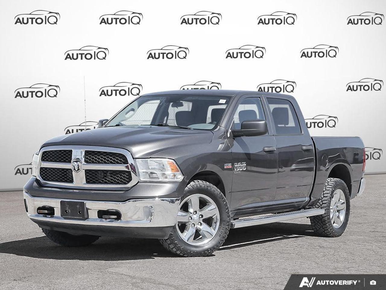 Recent Arrival!<br><br><br>3.55 Rear Axle Ratio (DISC), 4-Wheel Disc Brakes, 5 Touchscreen, 6 Speakers, ABS brakes, Air Conditioning, AM/FM radio, Auto-dimming Rear-View mirror, Auto-Dimming Rearview Mirror w/Display, Black Exterior Mirrors, Block heater, Body Colour Upper Fascia, Brake assist, Bright Front Bumper, Bright Grille, Bright Rear Bumper, Carpet Floor Covering, Cloth Front 40/20/40 Bench Seat, Delay-off headlights, Driver door bin, Dual front impact airbags, Dual front side impact airbags, Dual Rear Exhaust w/Bright Tips, Electronic Stability Control, Fog Lamps, For SiriusXM Info Call 888-539-7474, Front 40/20/40 Split Bench Seat, Front anti-roll bar, Front Armrest w/3 Cup Holders, Front Floor Mats, Front wheel independent suspension, Fully automatic headlights, GPS Antenna Input, Hands-Free Comm w/Bluetooth, Heated door mirrors, Heated Exterior Mirrors, Heavy Duty Vinyl Front 40/20/40 Bench Seat, Low tire pressure warning, Manual Adjust Seats, Media Hub w/USB & Aux Input Jack, Occupant sensing airbag, Overhead airbag, Overhead Console, ParkView Rear Back-Up Camera, Passenger door bin, Power door mirrors, Power Heated Manual Folding Mirrors, Power steering, Power windows, Quick Order Package 25A ST (DISC), Radio data system, Radio: 3.0, Radio: Uconnect 3 w/5 Display, Rear anti-roll bar, Rear Floor Mats, Rear Folding Seat, Rear step bumper, Remote Keyless Entry, Remote USB Charging Port, SiriusXM Satellite Radio, Speed control, Storage Tray, SXT Plus Group, Tachometer, Temperature & Compass Gauge, Tilt steering wheel, Tip Start, Traction control, Trailer Brake Control, Variably intermittent wipers, Voltmeter, Wheel Centre Hub, Wheels: 20 x 8 Chrome-Clad Aluminum.<br><br>Granite Crystal Metallic Clearcoat<br>2019 Ram 1500 Classic ST<br>4D Crew Cab<br>HEMI 5.7L V8 Multi Displacement VVT 8-Speed Automatic<br>4WD