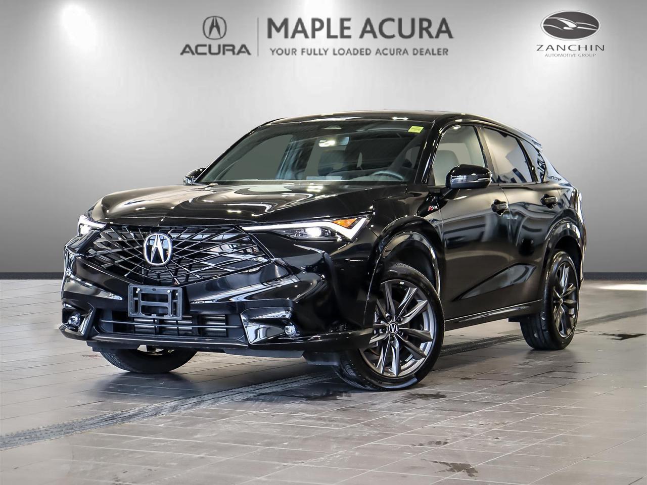Panoramic Sunroof, 2-ways remote starter, Bluetooth, Remote Start, Lane Departure, Market Value Pricing, Not a Rental, Local Trade, 30 Day 1,000km safety related and 90 Day 5,000 km engine and transmission warranty, ** All vehicles are all in priced, No additional fees are applied., 19 Alloy Wheels, 4-Wheel Disc Brakes, 8 Speakers, Air Conditioning, Bumpers: body-colour, Delay-off headlights, Dual front impact airbags, Emergency communication system: AcuraLink, Heated and Ventilated Front Bucket Seats, Heated steering wheel, Overhead console, Power steering, Rear window defroster, Remote keyless entry, Speed-sensing steering, Tilt steering wheel.

Recent Arrival! 2025 Acura ADX A-Spec
1.5L I4 Turbocharged DOHC 16V 190hp CVT AWD

Odometer is 2638 kilometers below market average!

CARFAX Canada No Reported Accidents CARFAX Canada One Owner


** All vehicles are all in priced, No additional fees are applied. Buying an used vehicle from Maple Acura is always a safe investment. We know you want to be confident in your choice and we want you to be fully satisfied. Thats why ALL our used vehicles come with our limited warranty peace of mind package included in the price. No questions, no discussion - 30 days or 1,000 km safety related warranty 90 days or 5,000 kilometre powertrain coverage. From the day you pick up your new car you can rest assured that we have you covered.
