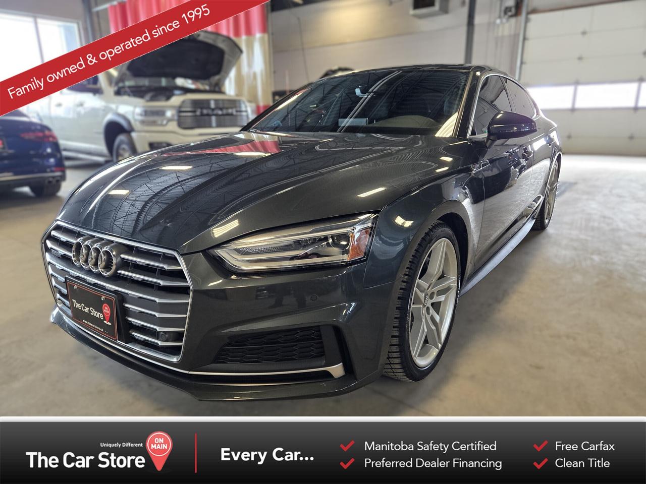 Used 2018 Audi A5 Sportback | Heated Steering | Well Serviced for sale in Winnipeg, MB