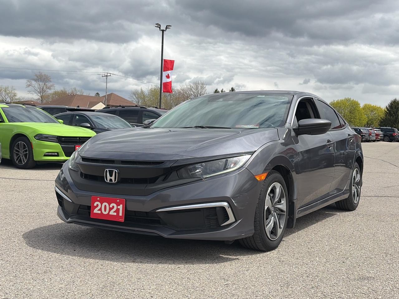 2021 Honda Civic Sedan LX, CLEAN CARFAX, ADAPTIVE CRUISE, HEATED SEATS! Photo