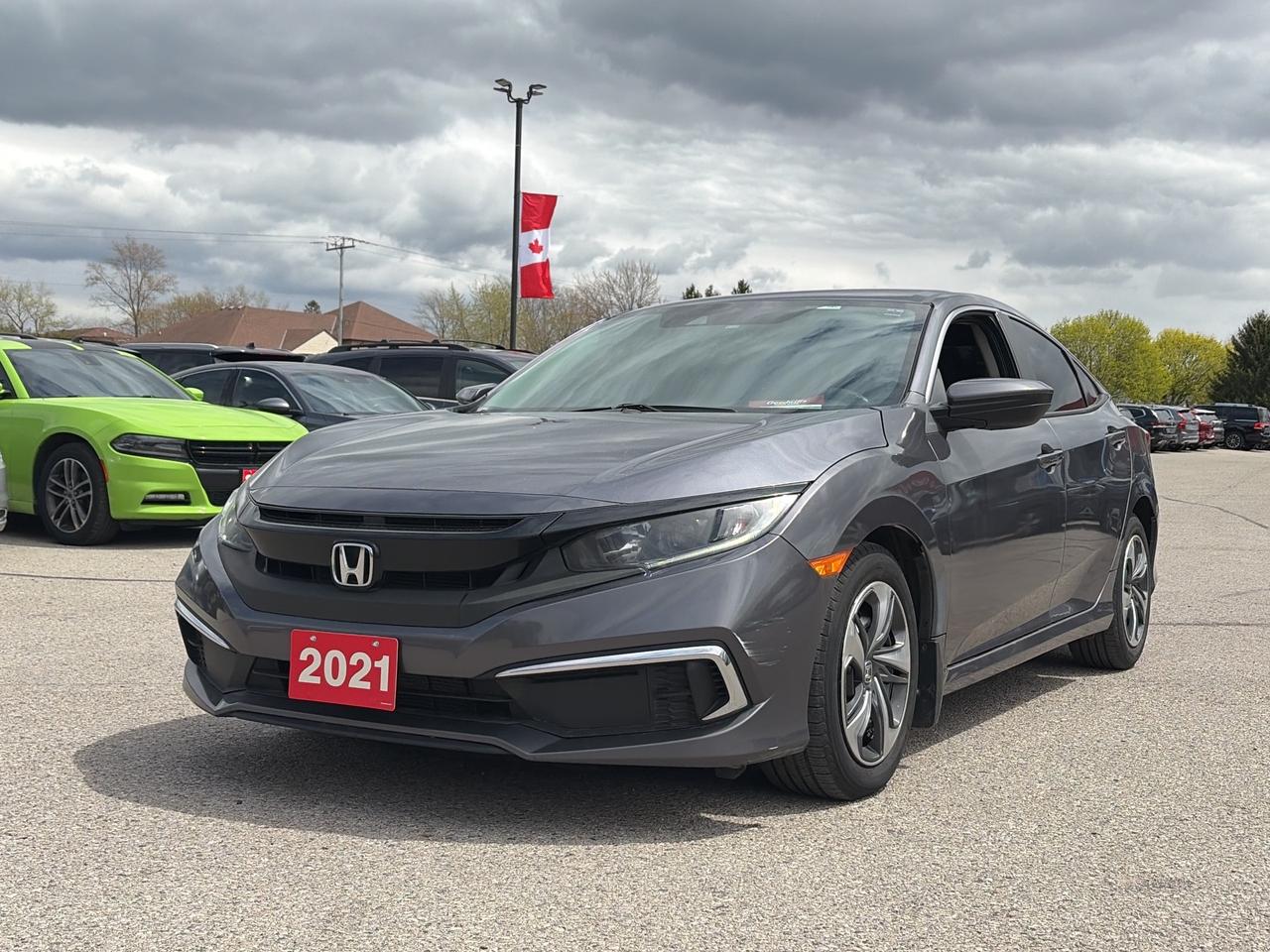 2021 Honda Civic Sedan LX, CLEAN CARFAX, ADAPTIVE CRUISE, HEATED SEATS! Photo