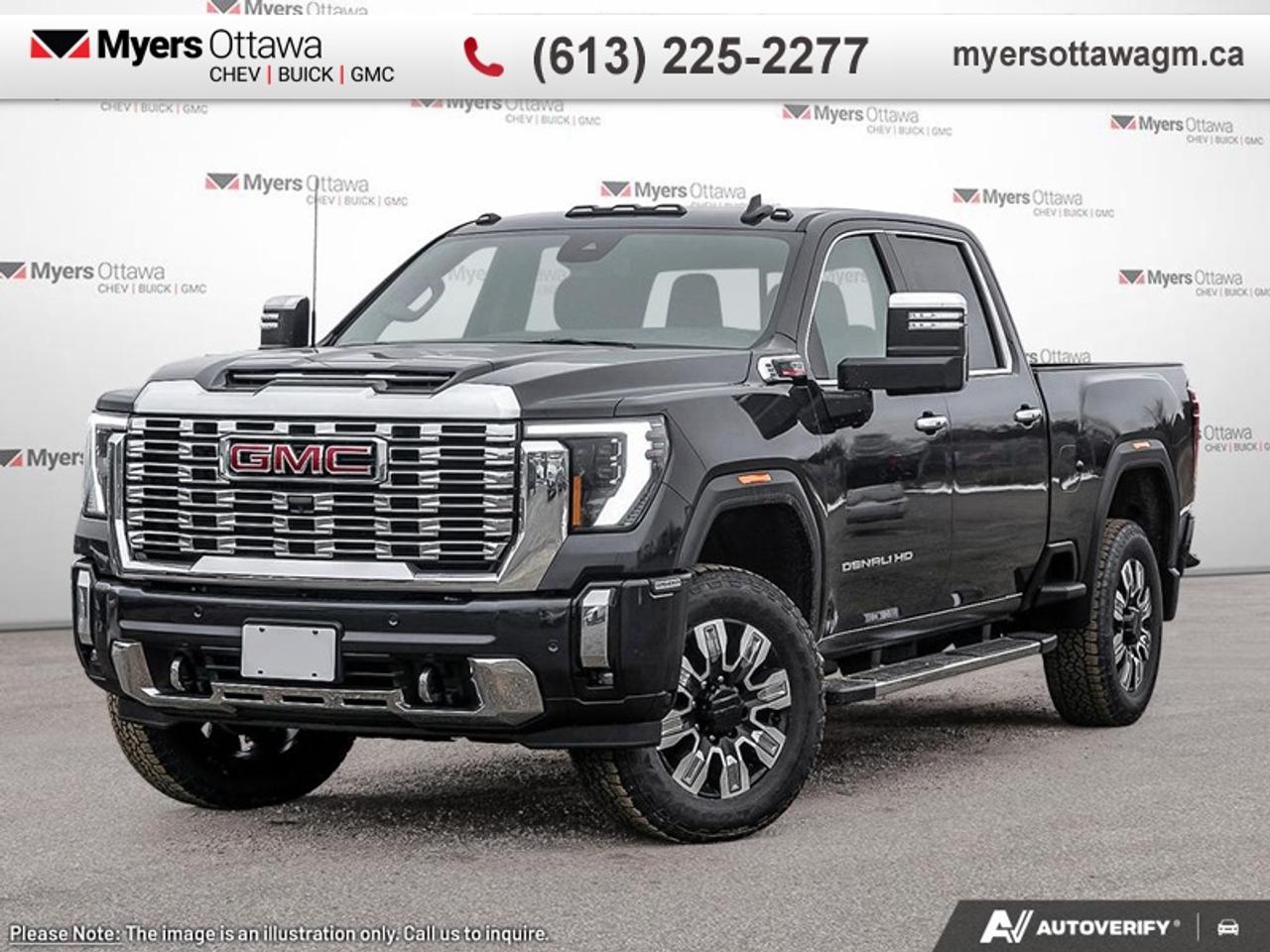 <br> <br>DENALI RESERVE, DURAMAX, TITANIUM RUSH, SUNROOF <br> <br>This 2026 GMC 2500HD is highly configurable work truck that can haul a colossal amount of weight thanks to its potent drivetrain. This truck also offers amazing interior features that nestle occupants in comfort and luxury, with a great selection of tech features. For heavy-duty activities and even long-haul trips, the 2500HD is all the truck youll ever need.<br> <br>This Titanium Rush Metallic sought after diesel crew cab 4X4 pickup has an Automatic transmission and is powered by a 470HP 6.6L 8 Cylinder Engine. <br> <br> Our Sierra 2500HDs trim level is Denali. The Denali with the X31 Off-Road Package blends rugged strength with premium refinement. Off-road confidence comes from skid plates, Hill Descent Control, twin-tube Rancho shocks, and an off-road suspension, while trailering is made effortless with Hitch Guidance, an integrated brake controller, and the ProGrade Trailering System with In-Vehicle Trailering App. A bold exterior features animated LED lighting, a signature chrome grille, 20 machined wheels, and the versatile MultiPro Tailgate, complemented by a spray-on bedliner and power assist steps. Inside, heated and ventilated leather seats, a 13.4 premium infotainment display with Google built-in, Bose audio, wireless phone projection, and wireless charging keep every drive comfortable and connected. GMC Pro Safety, HD Surround Vision, Adaptive Cruise Control, and Trailer Side Blind Zone Alert provide added confidence, while thoughtful touches like rain-sensing wipers, a power sliding rear window, and dual-zone climate control elevate everyday convenience. This vehicle has been upgraded with the following features: Leather Seats, Denali Preferred Equipment Group.<br><br> <br>To apply right now for financing use this link: <a href=https://creditonline.dealertrack.ca/Web/Default.aspx?Token=b35bf617-8dfe-4a3a-b6ae-b4e858efb71d&Lang=en target=_blank>https://creditonline.dealertrack.ca/Web/Default.aspx?Token=b35bf617-8dfe-4a3a-b6ae-b4e858efb71d&Lang=en</a><br><br> <br/> Total  rebate of $4000 is reflected in the price.   Incentives expire 2026-03-31.  See dealer for details. <br> <br><br> Come by and check out our fleet of 50+ used cars and trucks and 180+ new cars and trucks for sale in Ottawa.  o~o