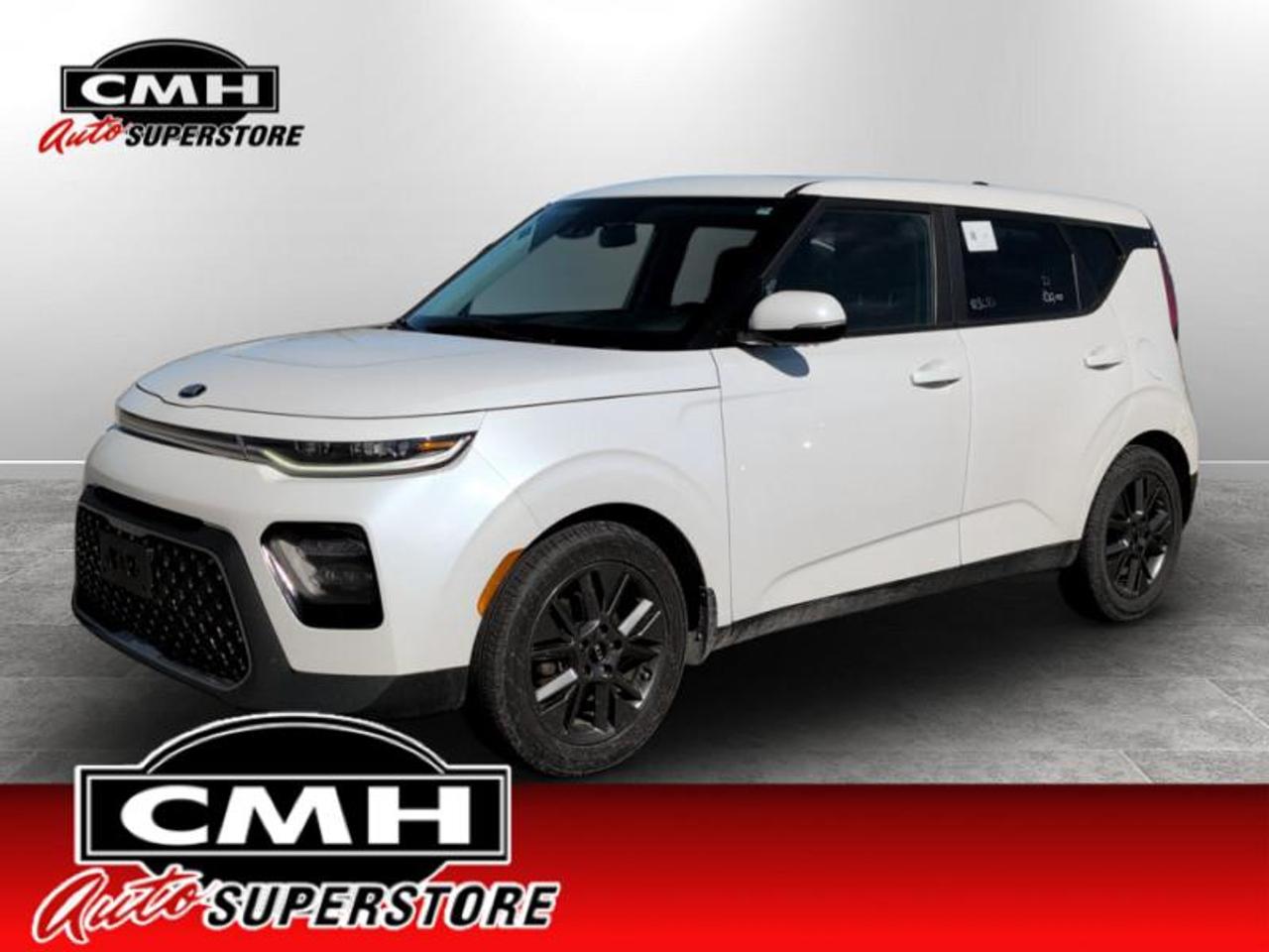 <b>Navigation, Sunroof, Aluminum Wheels, Wireless Charging, LED Headlights, Android Auto, Apple CarPlay, Heated Steering Wheel, Heated Seats, Chrome Accents, Lane Keep Assist, Collision Mitigation, Proximity Key</b><br> <br> <br>CMH certifies that all vehicles meet DOUBLE the Ministry standards for Brakes and Tires. The advertised price is the promotional financing price. For all other methods of payment, the selling price is $500 higher.<br><br> <br>This 2021 Kia Soul is for sale today. <br> <br>A fresh redesign, true to its unique style, but with all the best of modern tech, this 2021 Kia Soul is exactly what the Soul needed. The Kia Soul has been one of the quirkiest and iconic urban crossovers since the genre started. With its unique, cube like shape and club like interior, all stuffed with the best tech features, and at a price people can afford, the Kia Soul is a long living favorite of the new generation of car buyers. This redesign is only gonna make it better. This SUV has 100,270 km. Its Snow White Pearl in colour. It has an Automatic transmission and is powered by a 147HP 2.0L 4 Cylinder Engine. <br> <br> Our Souls trim level is EX Premium. This EX Premium comes with all of the top level feature like a sunroof, cloth & synthetic leather seats, wireless charging, a heated leather steering wheel, heated front seats, navigation, dual zone climate control and collision avoidance technology. Exterior style is enhanced with a gloss black grille with chrome accents, LED headlights and fog lights, larger aluminum wheels, heated side mirrors with turn signals and a rearview camera. Technology in this awesome SUV is taken to the next level with lane keep assist, blind spot monitoring, forward collision-avoidance assist, rear cross traffic alert and also comes with a proximity key, Android Auto, Apple CarPlay and a 10 inch touchscreen display.<br> <br>To apply right now for financing use this link: <a href=https://www.cmhniagara.com/financing/ target=_blank>https://www.cmhniagara.com/financing/</a><br><br> <br/><br>**PLEASE NOTE:** The functionality and condition of any accessories and aftermarket parts are not guaranteed by CMH Auto Superstore. Examples of such items include, but are not limited to: tonneau covers, radios, cameras, remote starts, vent visors, roof racks, winches, light bars, headlights/tail lights, center caps, running boards, etc. If an aftermarket part is safety-related and found to be defective, it will be replaced by a factory option.<br><b>**CMH Auto Superstore reserves the right to choose to repair, modify, or replace all aftermarket parts (example  headlights) or accessories at its sole discretion.**</b><br><br>Trade-ins are welcome! Financing available OAC ! Price INCLUDES a valid safety certificate! Price INCLUDES a 60-day limited warranty on all vehicles except classic or vintage cars. CMH is a Full Disclosure dealer with no hidden fees. We are a family-owned and operated business for over 30 years! o~o