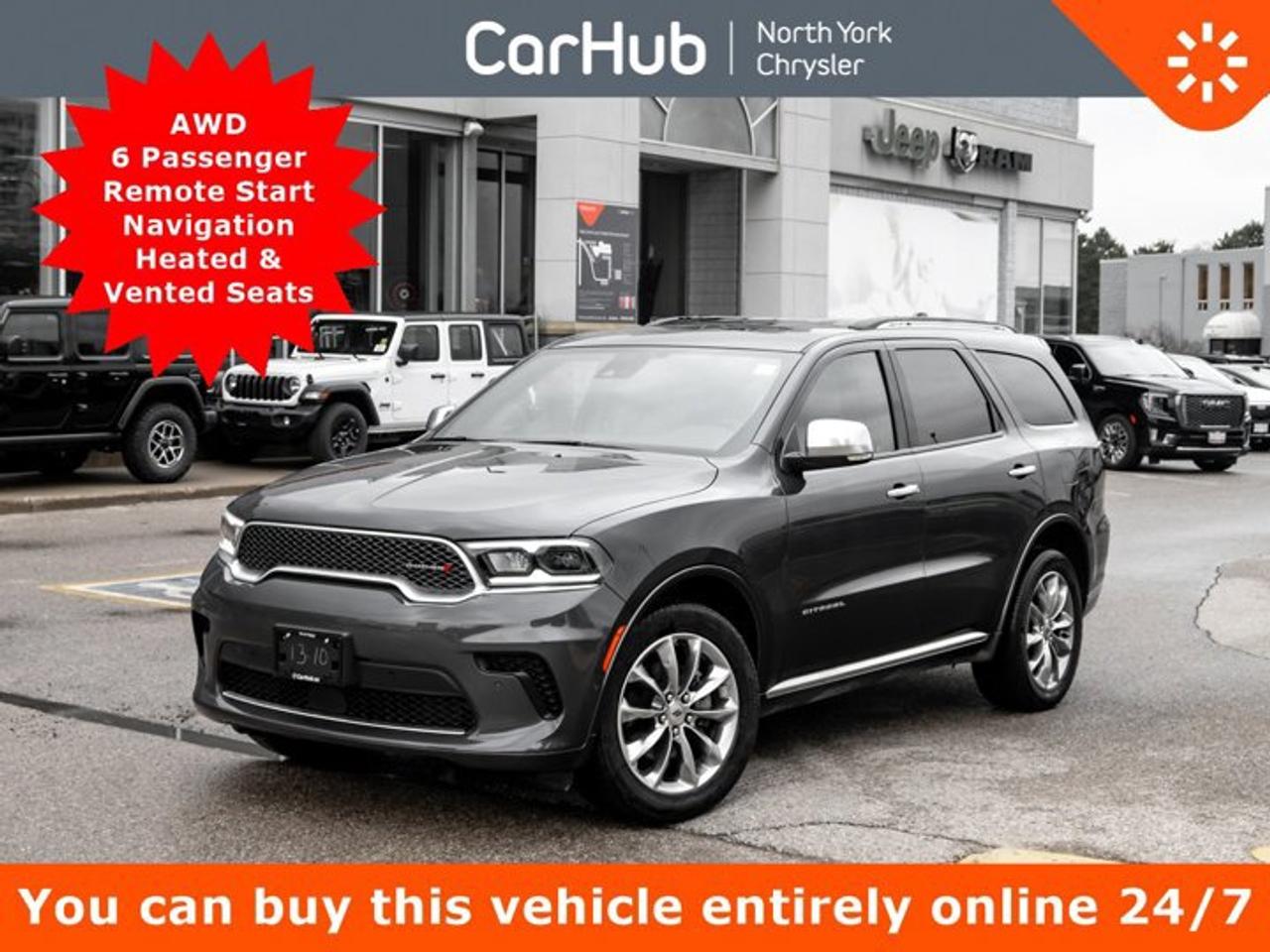 2024 Dodge Durango Citadel AWD 6 Passenger Remote Start Navi Heated & Vented Seats Photo