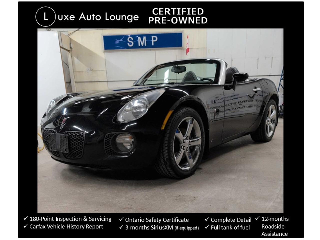 2008 Pontiac Solstice GXP!!! 5SPD, LEATHER, MONSOON AUDIO, POWER GROUP!