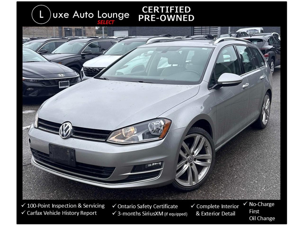 2016 Volkswagen Golf Highline AWD ONE OWNER, DEALER SERVICED!! CLEAN!! Photo0
