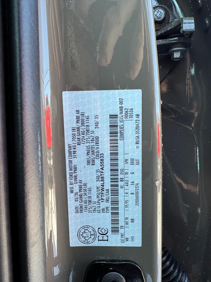 2026 Ford F-150 Tremor 4WD SuperCrew 5.5' Box Photo