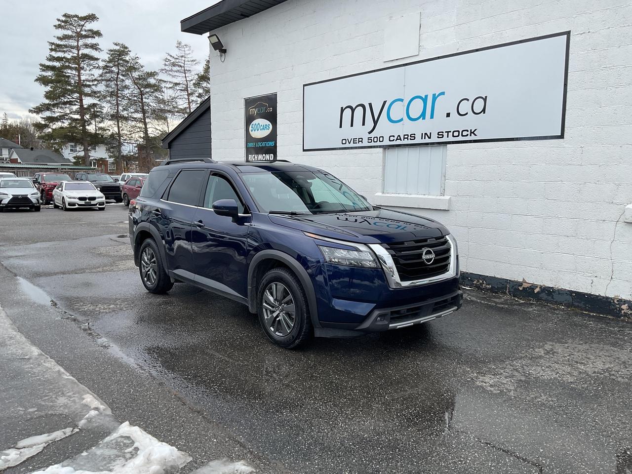 ???? 3.5L V6  NISSAN PATHFINDER SV 2024  Adventure-ready family hauler with room for everyone! ????<br><br>

This well-equipped Pathfinder delivers powerful performance, spacious seating, and premium features at an unbeatable price. Perfect for families who need capability without compromise!<br><br>

? Panoramic Sunroof<br>
? Rear A/C and Heat<br>
? Heated Seats<br>
? Remote Start<br>
? Apple CarPlay/Android Auto<br>
? Lane Change and Blind Spot Assist<br>
? Backup Camera<br>
? Bluetooth Connectivity<br>
? Air Conditioning<br>
? Cruise Control<br>
? Full Power Group<br>
? Four Wheel Drive<br><br>

?? NO FEES! <span>(Just pay applicable taxes.)</span><br>
?? LOWEST PRICE GUARANTEED!<br><br>

?? 4 LOCATIONS TO SERVE YOU BETTER:<br>
?? RICHMOND: 1-888-416-2199<br>
?? OTTAWA: (343) 429-6444<br>
?? KINGSTON: 1-888-508-3494<br>
?? NORTH BAY: 1-888-282-3560<br><br>

?? Visit <strong>WWW.MYCAR.CA</strong> to see this NISSAN PATHFINDER and more!<br>
?? Confidence, comfort, and value  all in one! ??