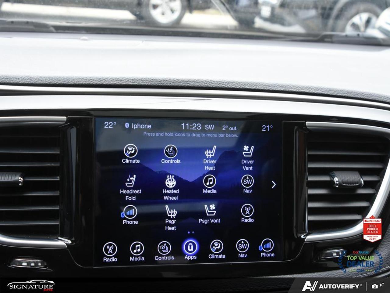 2017 Chrysler Pacifica Limited No Accident 360 Cam Leather Panoroof Photo
