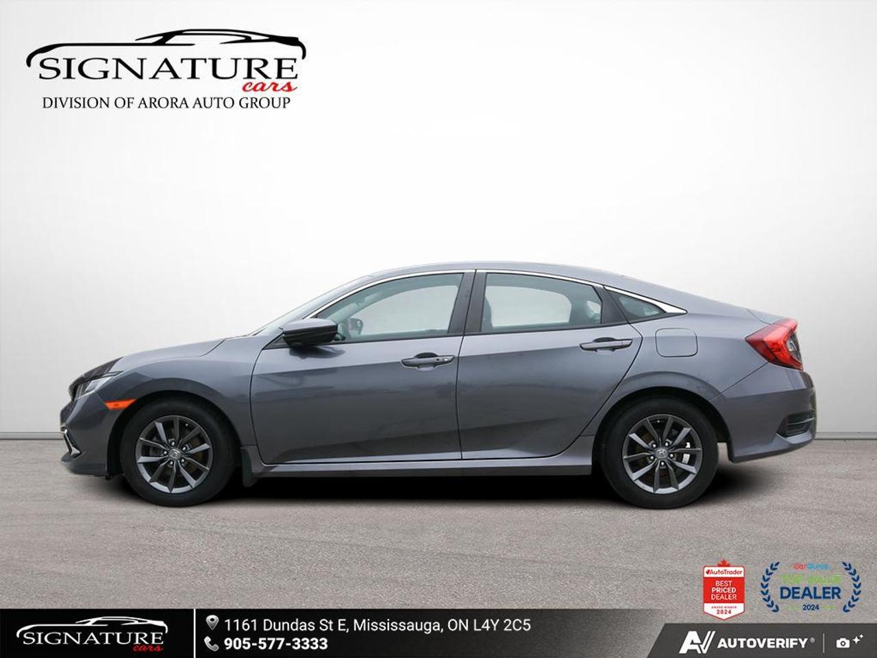 2021 Honda Civic EX No Accident Sunroof Carplay Photo2