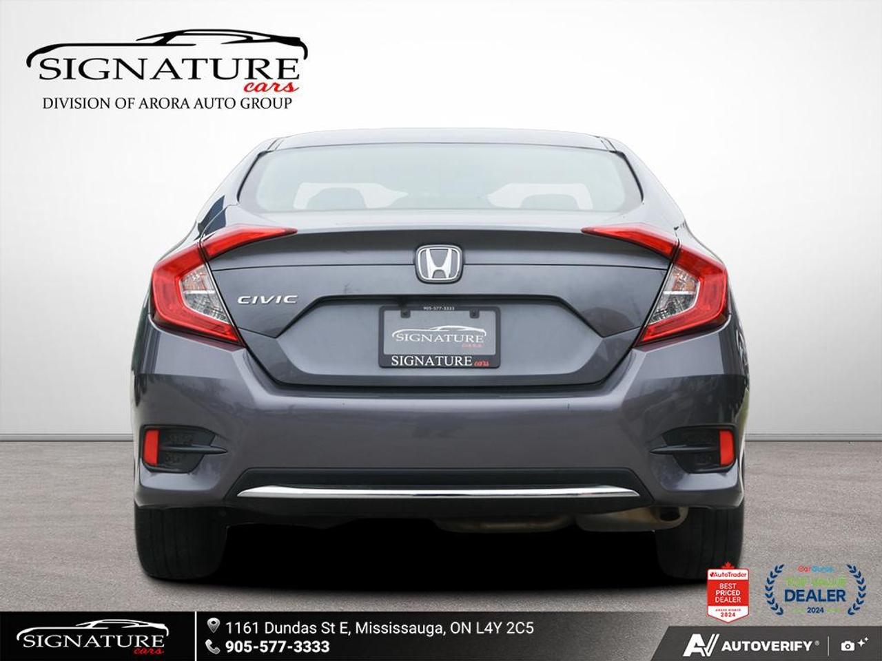 2021 Honda Civic EX No Accident Sunroof Carplay Photo4