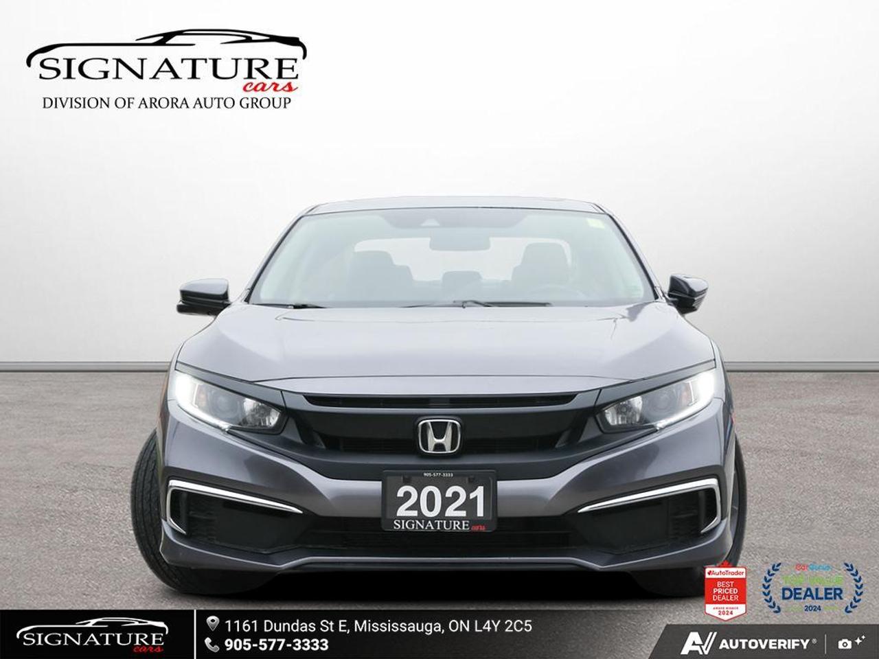 2021 Honda Civic EX No Accident Sunroof Carplay Photo