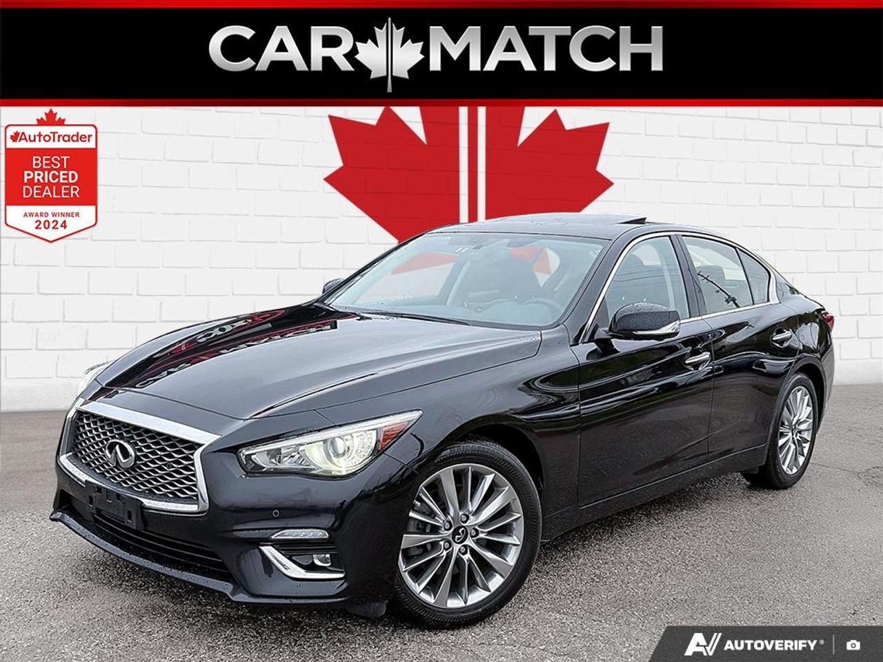 2021 Infiniti Q50 LUXE/ NO ACCIDENTS / AWD / 360CAM / ROOF /LEATHER - Photo #1