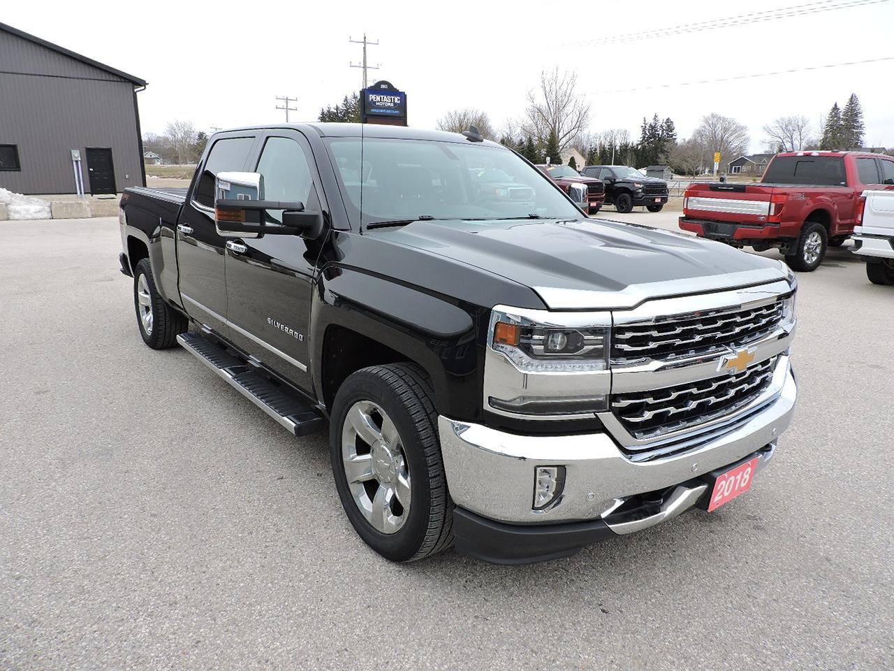 2018 Chevrolet Silverado 1500 LTZ 6.2L 4X4 Well Oiled 1-Owner Only 132000KMS