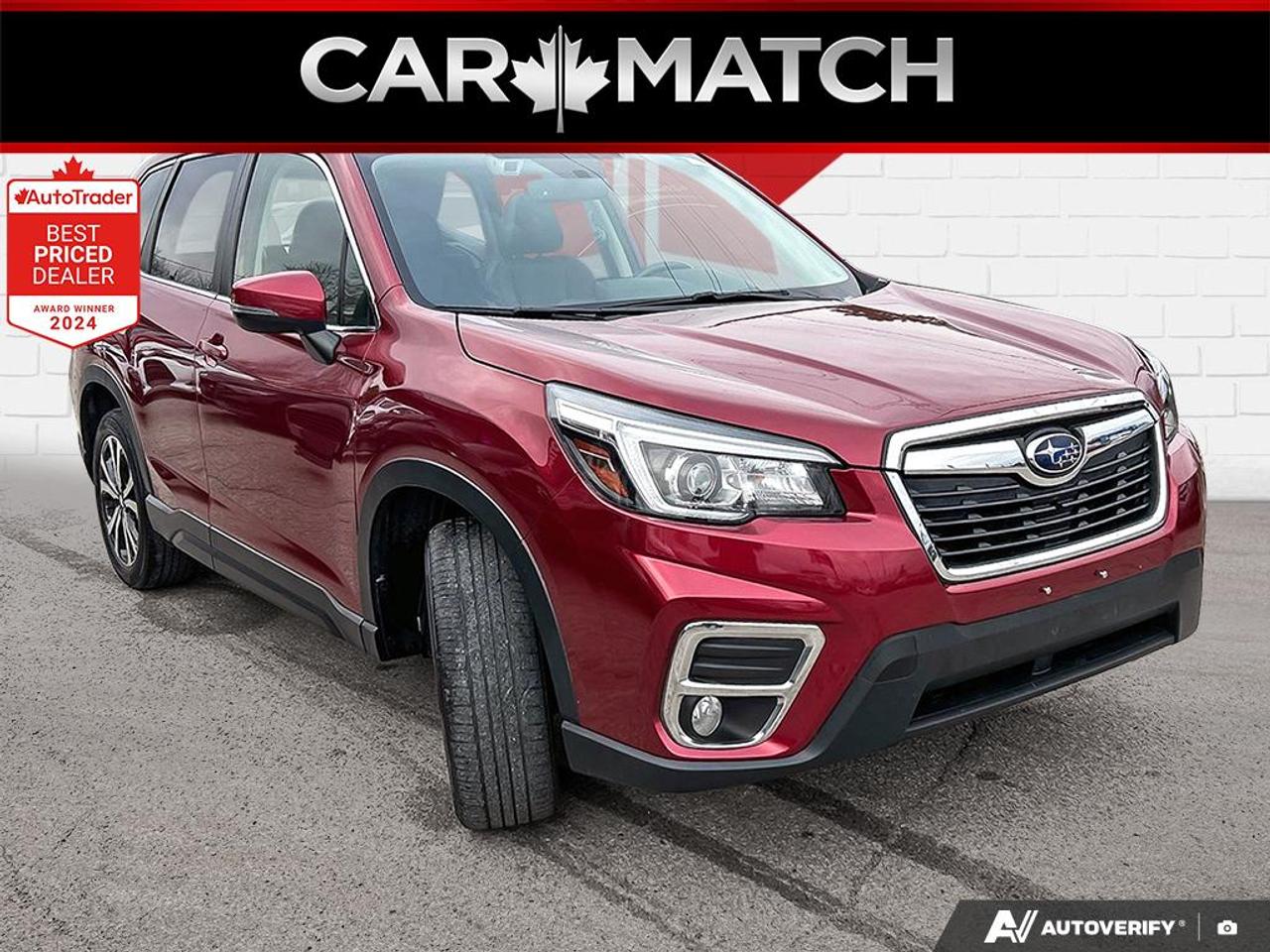 2020 Subaru Forester LIMITED / PANO ROOF / LEATHER / NAV / EYESIGHT Photo4