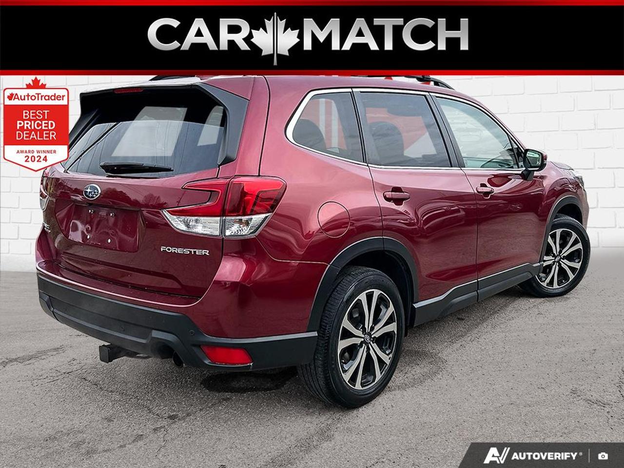2020 Subaru Forester LIMITED / PANO ROOF / LEATHER / NAV / EYESIGHT Photo3