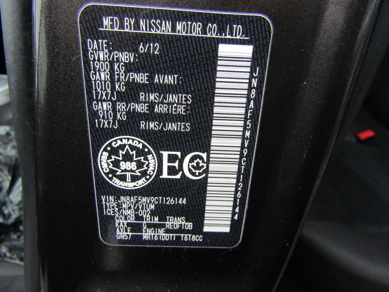 2012 Nissan Juke S, AWD, Sunroof, Bluetooth *No Accident* Certified* Photo