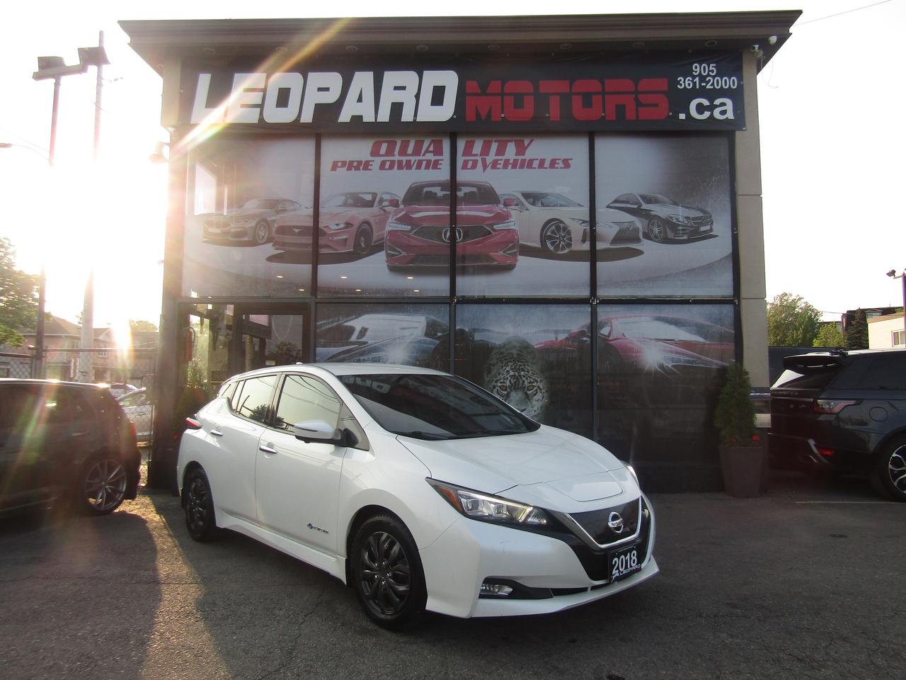 2018 Nissan Leaf SL,Electric,Navi,360 Camera,Leather*No Accident*Certified* Photo0