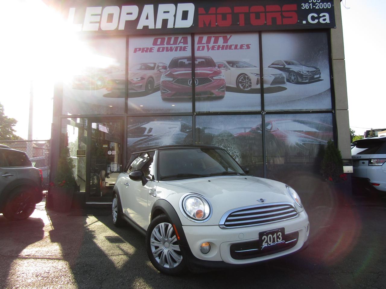 2013 MINI Cooper Prem., Pano, Leather, Bluetooth, Cruise Ctrl, *Certified* Photo0