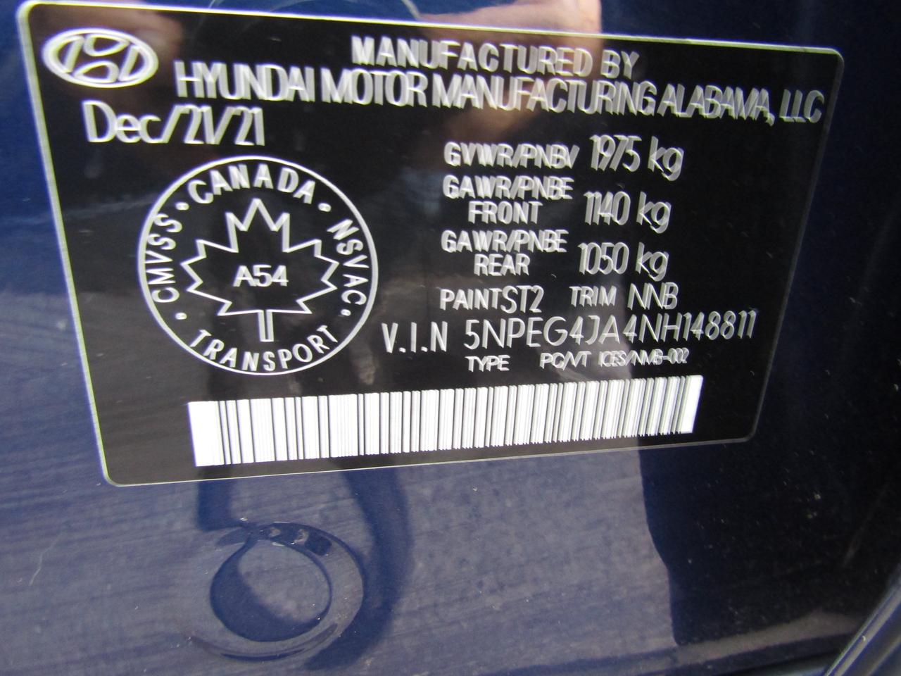 2022 Hyundai Sonata preferred ,Blind Spot, Lane Assist, Camera, Bluetooth, *One Owner*Certified* Photo