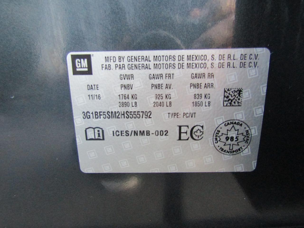 2017 Chevrolet Cruze Premier,Camera,Leather,Heated Seats*AS IS* Photo