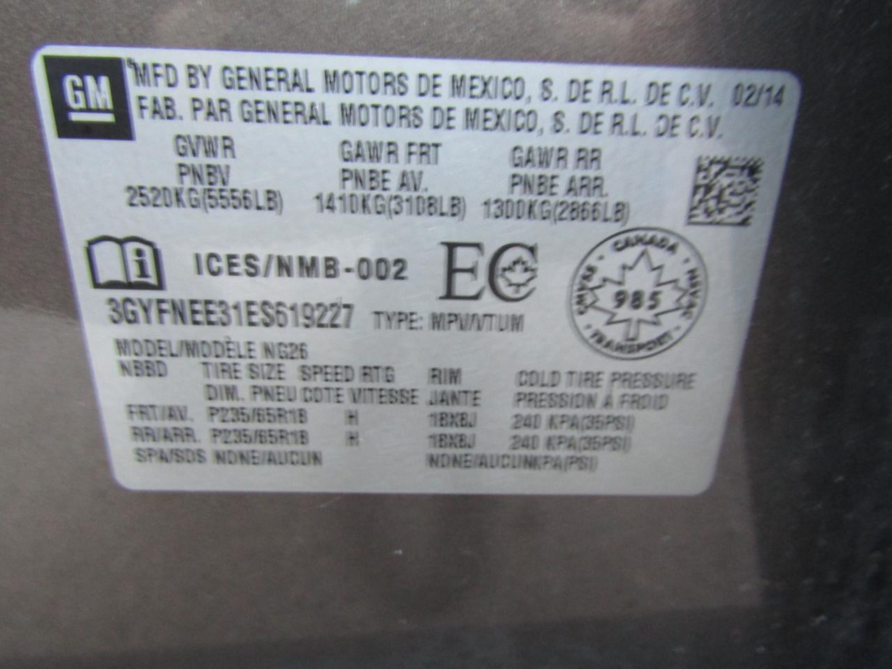 2014 Cadillac SRX Luxury, AWD, Navi, Pano, Leather **AS IS** Photo