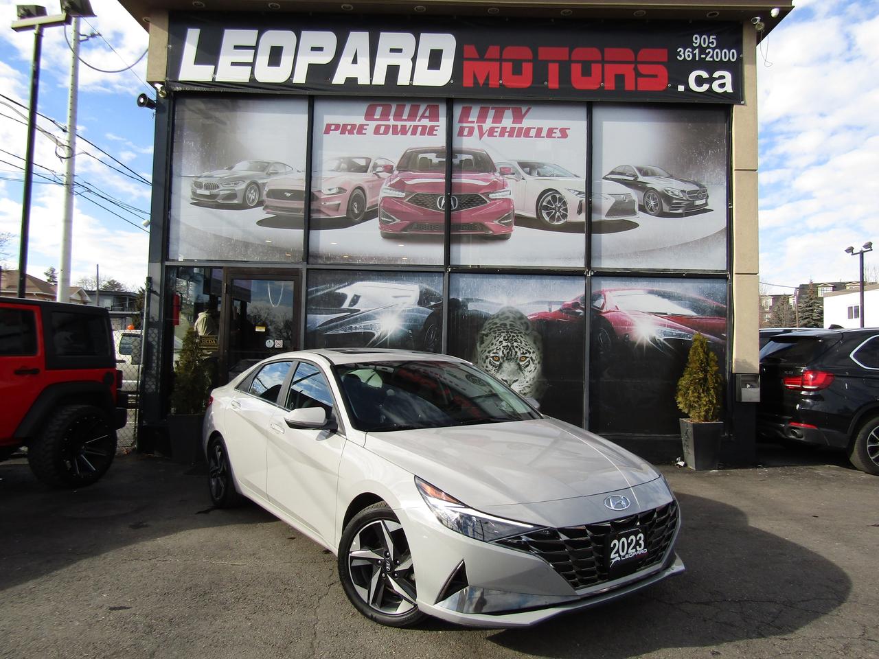 2023 Hyundai Elantra Preferred Tech, Navi, Blindspot, Sunroof, Leather, Alloy, *Certified* Photo0