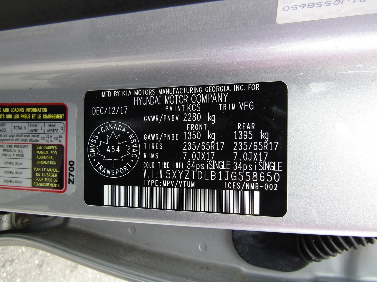 2018 Hyundai Santa Fe Sport, AWD, Camera, Heated Seats, ECO, *No Accident*Certified* Photo