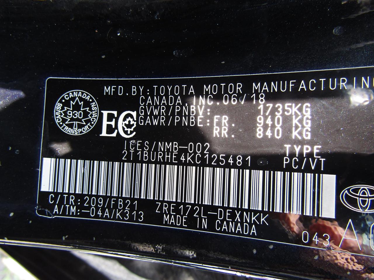 2019 Toyota Corolla LE, Camera, Lane Assist, Adaptive Cruise Ctrl, *One Owner*Certified* Photo