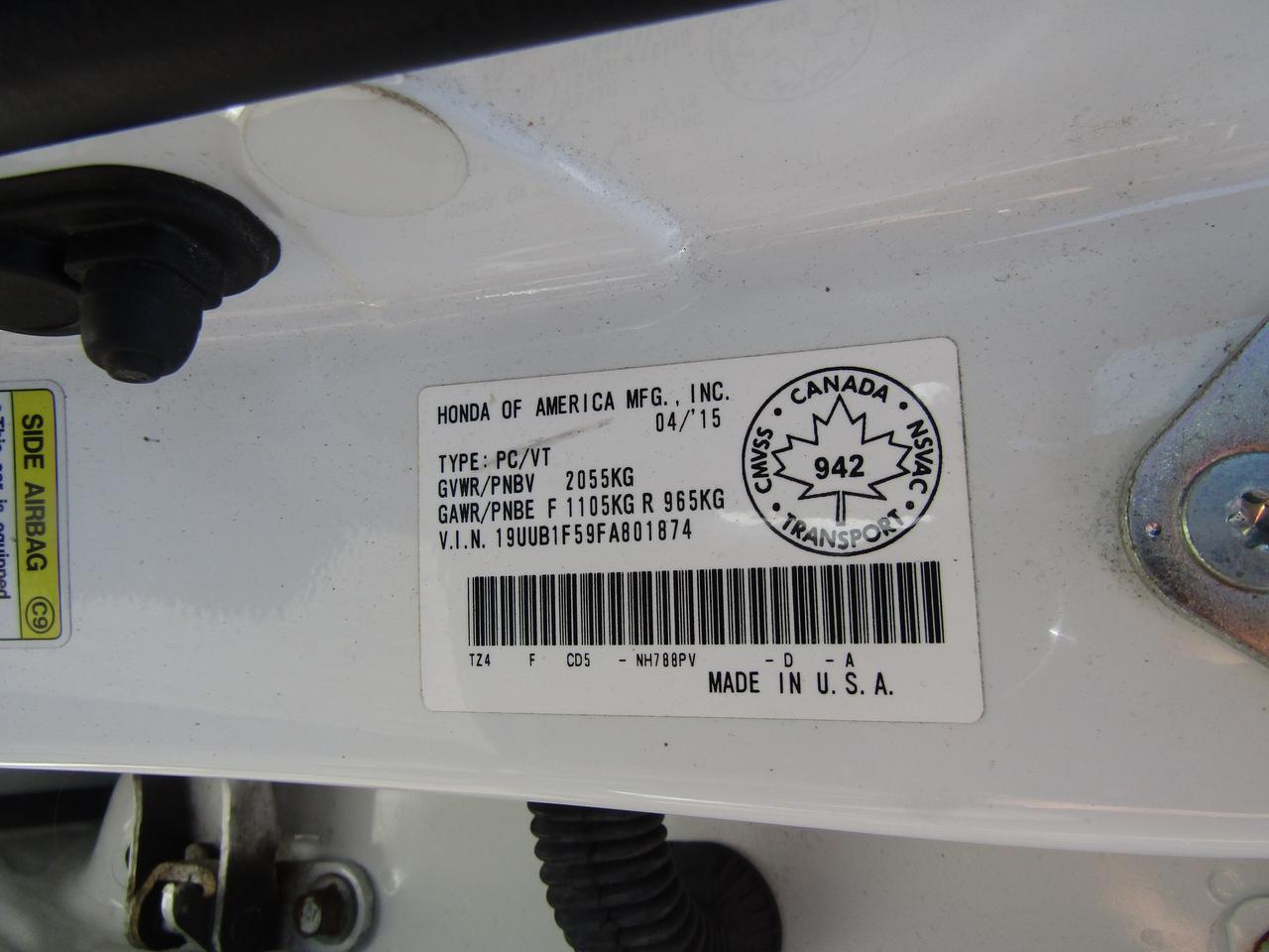 2015 Acura TLX Tech Pkg, Navi, Sunroof, Blind Spot, Leather, Camera, *Certified* Photo