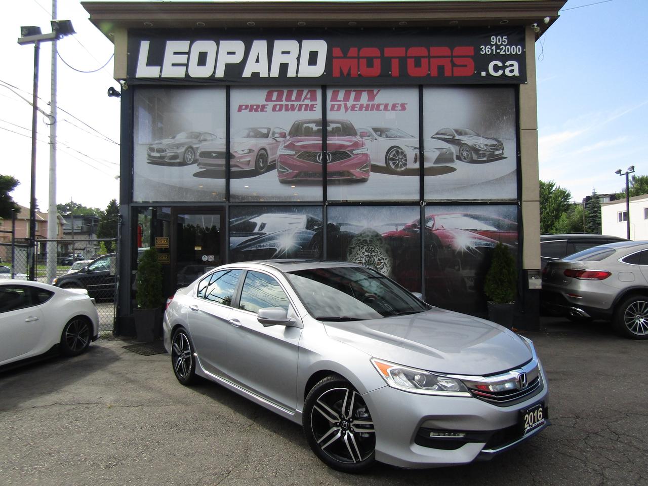 2016 Honda Accord Sport, Sunroof, Leather, 2Camera, Alloy, *Certified* Photo