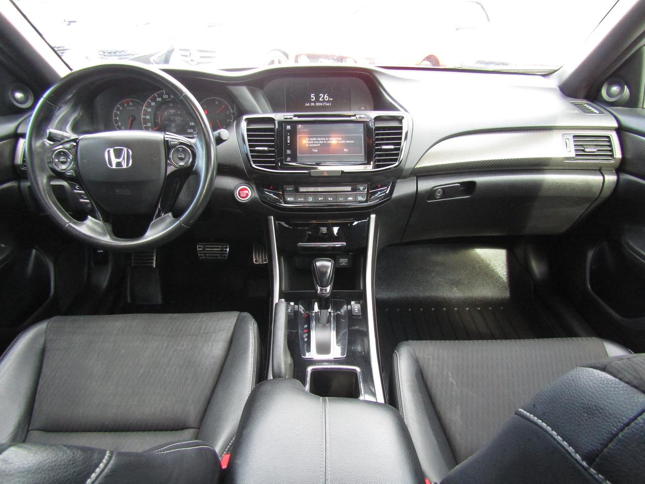 2016 Honda Accord Sport, Sunroof, Leather, 2Camera, Alloy, *Certified* Photo
