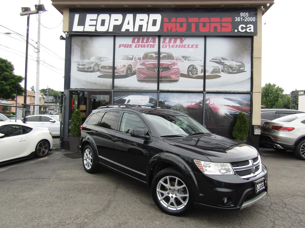 2011 Dodge Journey Crew, 7Pass, Pwr Seats, Alloy ,Bluetooth, Push Button, *AS IS* Photo0