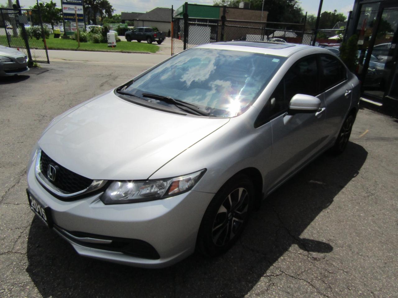 2015 Honda Civic EX, Sunroof, 2Camera, Bluetooth, Cruise Ctrl, Alloy *Certified* Photo