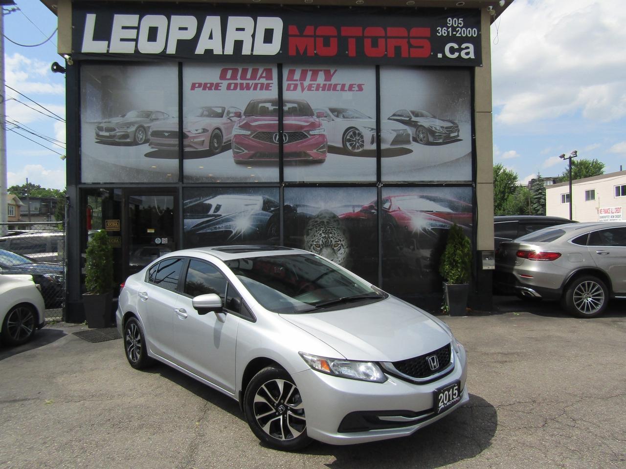 2015 Honda Civic EX, Sunroof, 2Camera, Bluetooth, Cruise Ctrl, Alloy *Certified* Photo0