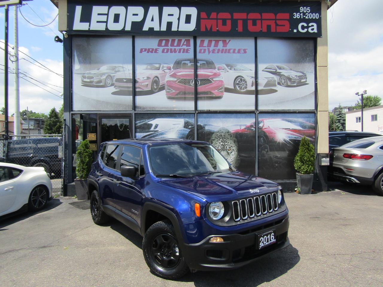 2016 Jeep Renegade Sport, 4X4,  Cruise Ctrl, Camera, *Certified* Photo0