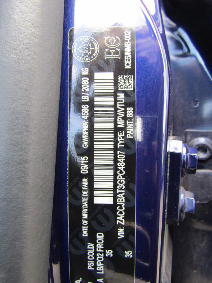 2016 Jeep Renegade Sport, 4X4,  Cruise Ctrl, Camera, *Certified* Photo