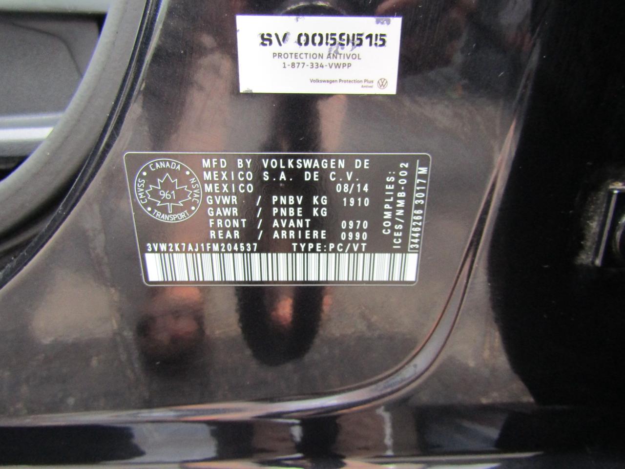 2015 Volkswagen Jetta S, Heated Seats, Bluetooth, Cruise Ctrl, Alloy, *Certified* Photo