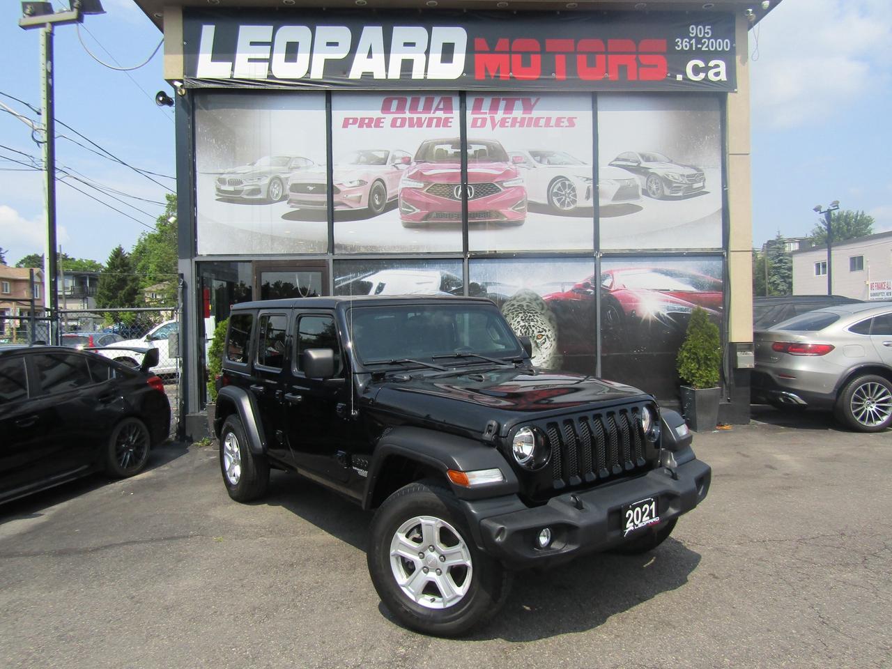 2021 Jeep Wrangler Unlimited Sport, 4x4, Navi, Camera, Leather, Bluetooth, Alloy, *Certified* Photo0