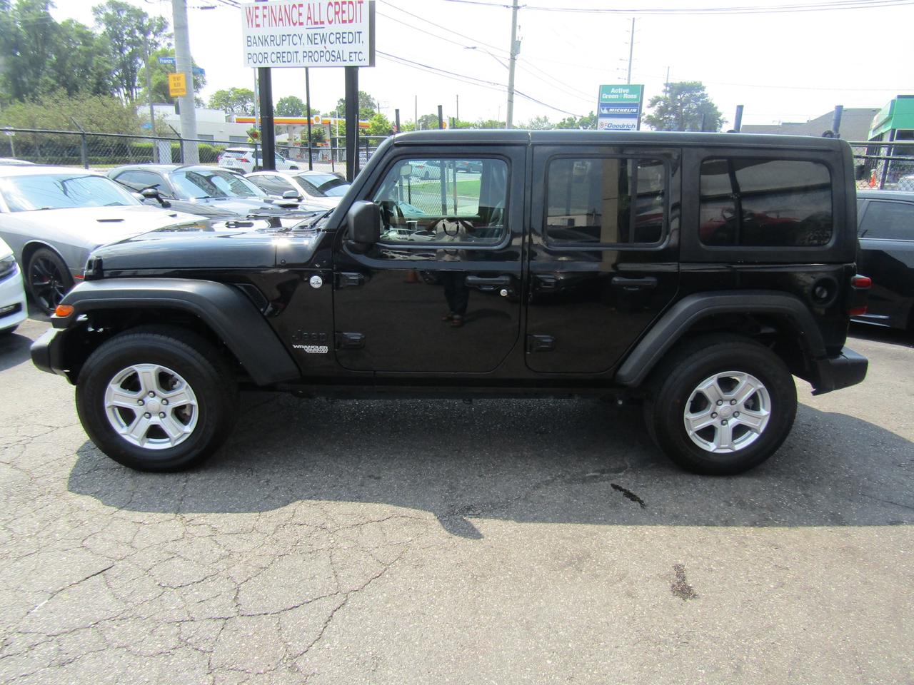 2021 Jeep Wrangler Unlimited Sport, 4x4, Navi, Camera, Leather, Bluetooth, Alloy, *Certified* Photo4