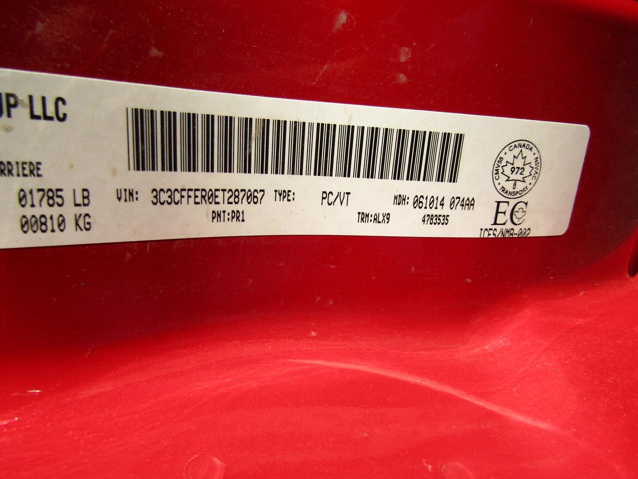 2014 Fiat 500 Sport, Pano, Leather, Manual Trans., Alloy, *AS IS* Photo