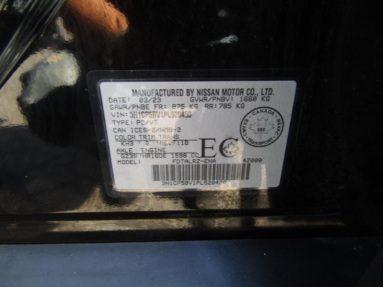 2023 Nissan Kicks S, Camera, Blind Spots, Collision Warning, Lane assist, Alloy, *Certified* Photo