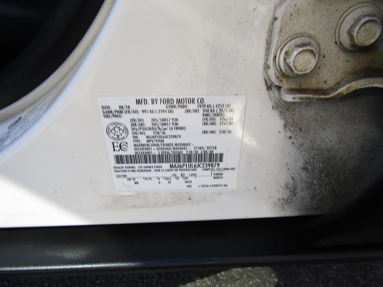 2018 Ford EcoSport SE, 4WD, Navi, Sunroof, Camera, Blind Spots, *Certified* Photo