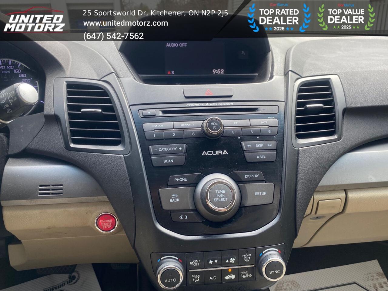 2014 Acura RDX AWD V6~SAFETY CERTIFIED~NO ACCIDENTS~Beige Leather Photo