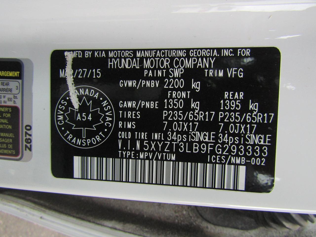 2015 Hyundai Santa Fe Sport, Heated seats, Alloy, *Certified* Photo